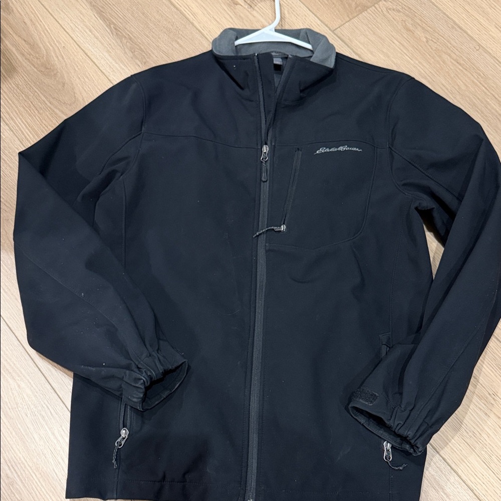 Eddie Bauer Men's Black and Gray Performance Jacket